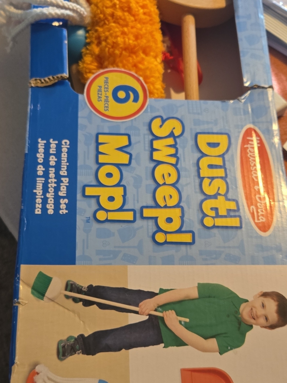 Melissa & Doug Cleaning Play Set - Blue & Yellow 1141